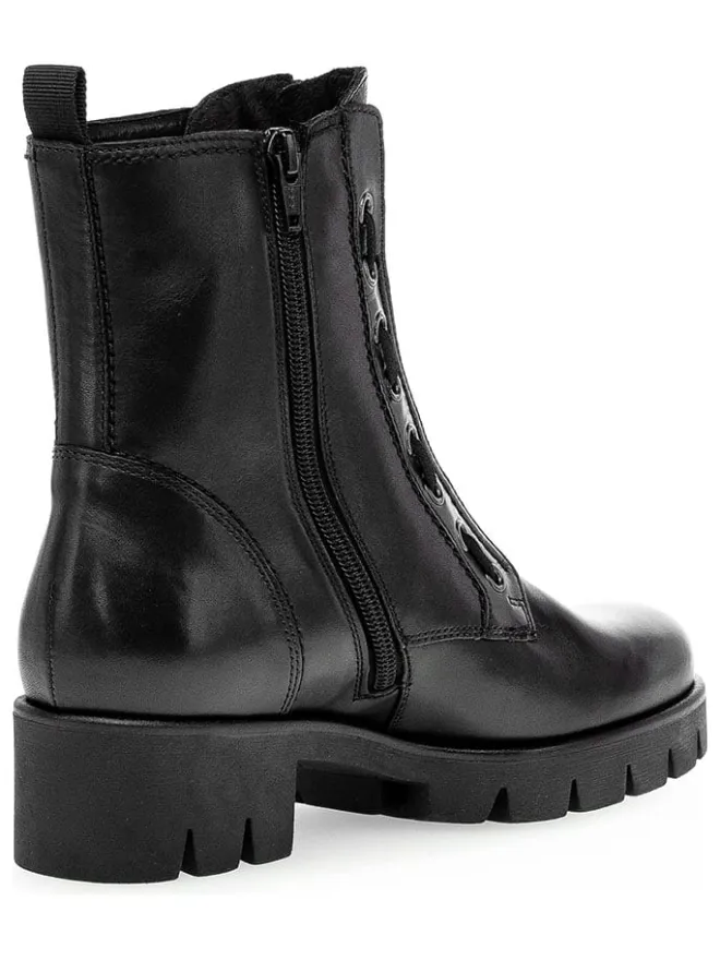 Leder-Boots in Schwarz>Gabor Hot