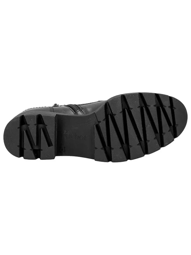 Leder-Boots in Schwarz>Gabor Hot