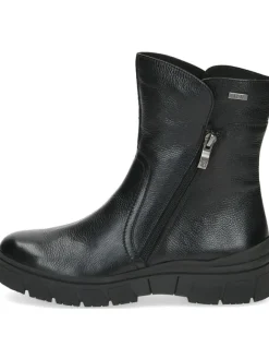 Caprice Stiefeletten^Leder-Boots in Schwarz