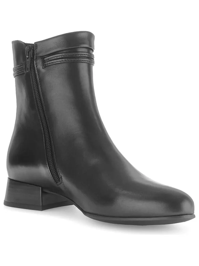 Gabor Stiefeletten^Leder-Boots in Schwarz