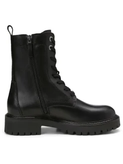 Marc O'Polo Shoes Stiefeletten^Leder-Boots in Schwarz