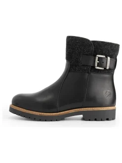 Leder-Boots in Schwarz>TRAVELIN' Clearance