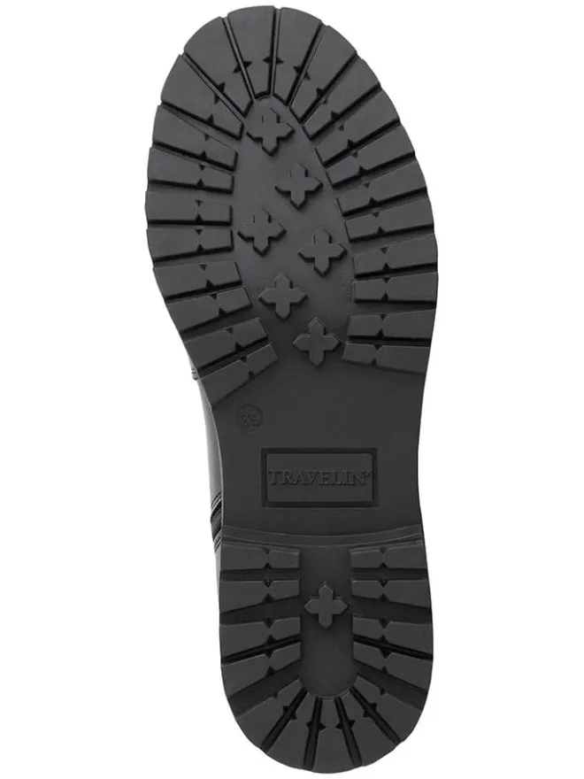 Leder-Boots in Schwarz>TRAVELIN' Clearance