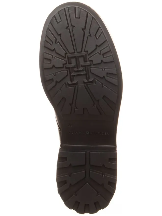 Leder-Boots in Schwarz>Tommy Hilfiger Shoes Clearance