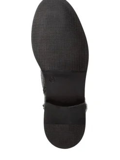 Tamaris Stiefeletten^Leder-Boots in Schwarz