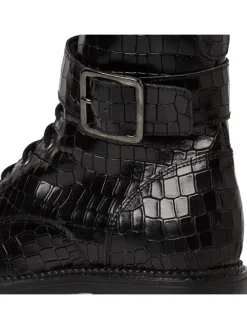 Tamaris Stiefeletten^Leder-Boots in Schwarz