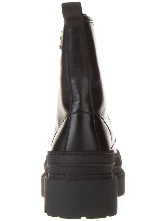 Leder-Boots in Schwarz>Tommy Hilfiger Shoes