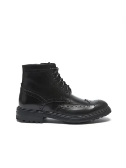 Frank Daniel Stiefel & Boots^Leder-Boots in Schwarz