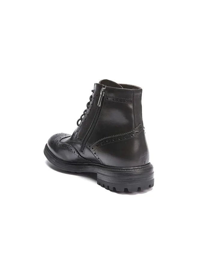 Frank Daniel Stiefel & Boots^Leder-Boots in Schwarz