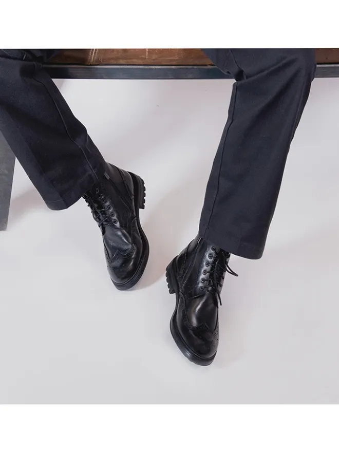 Frank Daniel Stiefel & Boots^Leder-Boots in Schwarz