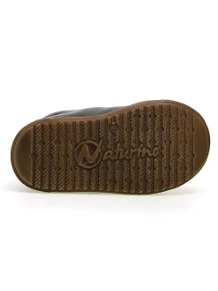 Leder-Boots in Schwarz><noscript><img width=