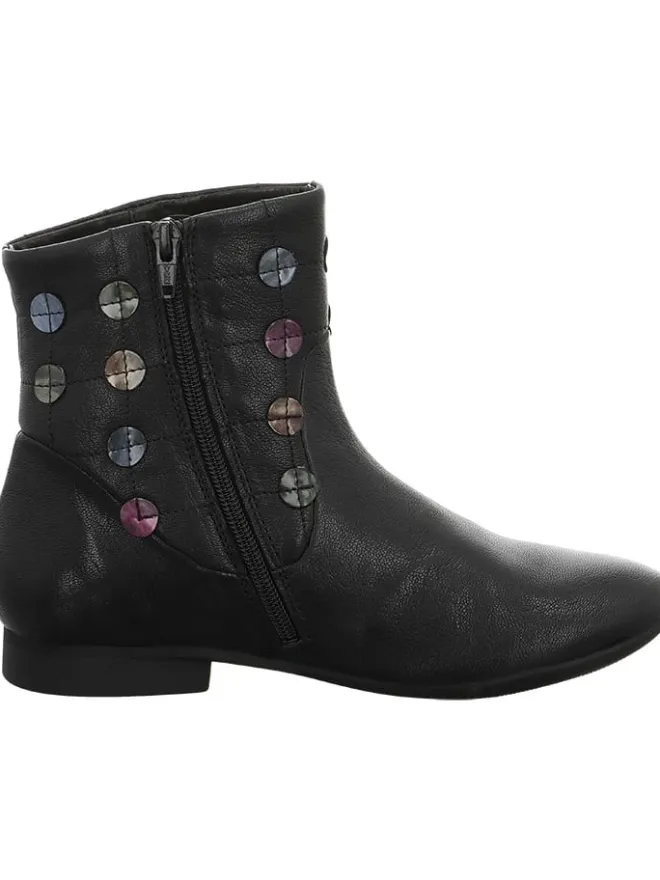 Leder-Boots in Schwarz>Think! Outlet