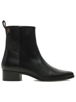 Tommy Hilfiger Shoes Stiefel & Boots^Leder-Boots in Schwarz