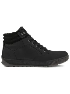 Ecco Stiefel & Boots^Leder-Boots in Schwarz