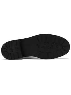Leder-Boots in Schwarz><noscript><img width=