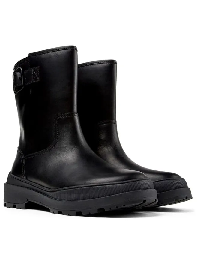 Camper Stiefel & Boots^Leder-Boots in Schwarz