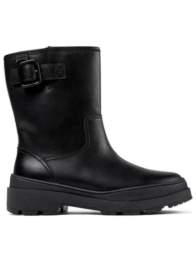 Camper Stiefel & Boots^Leder-Boots in Schwarz