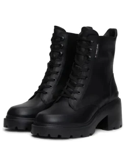 Leder-Boots in Schwarz>Tommy Hilfiger Shoes Clearance