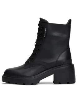 Leder-Boots in Schwarz>Tommy Hilfiger Shoes Clearance