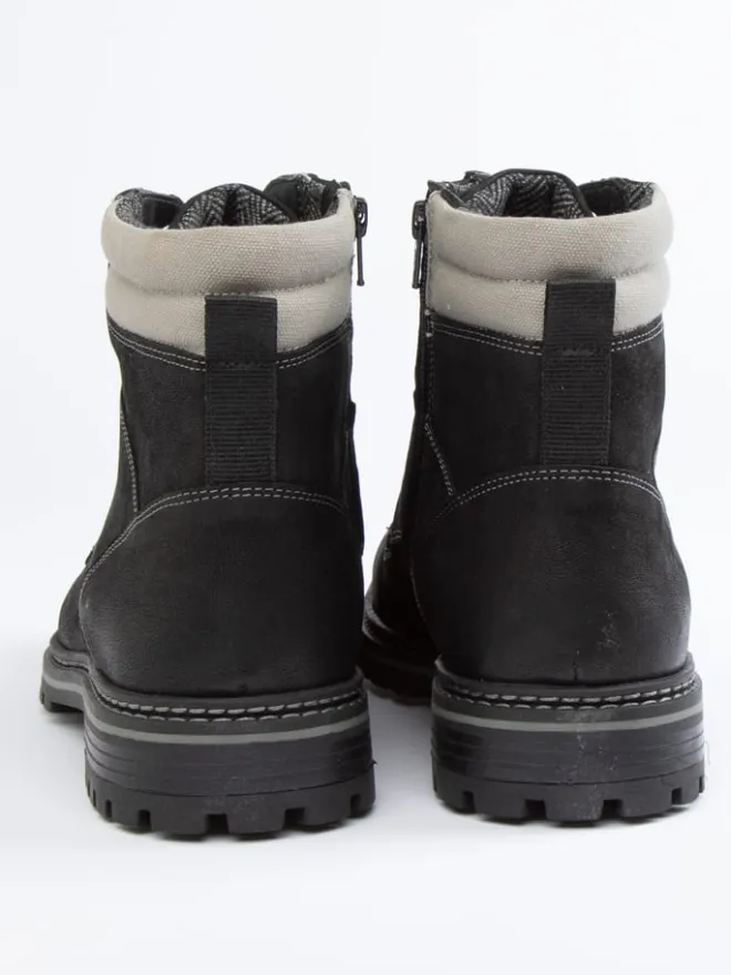 Leder-Boots in Schwarz>PAUL VESTERBRO Outlet