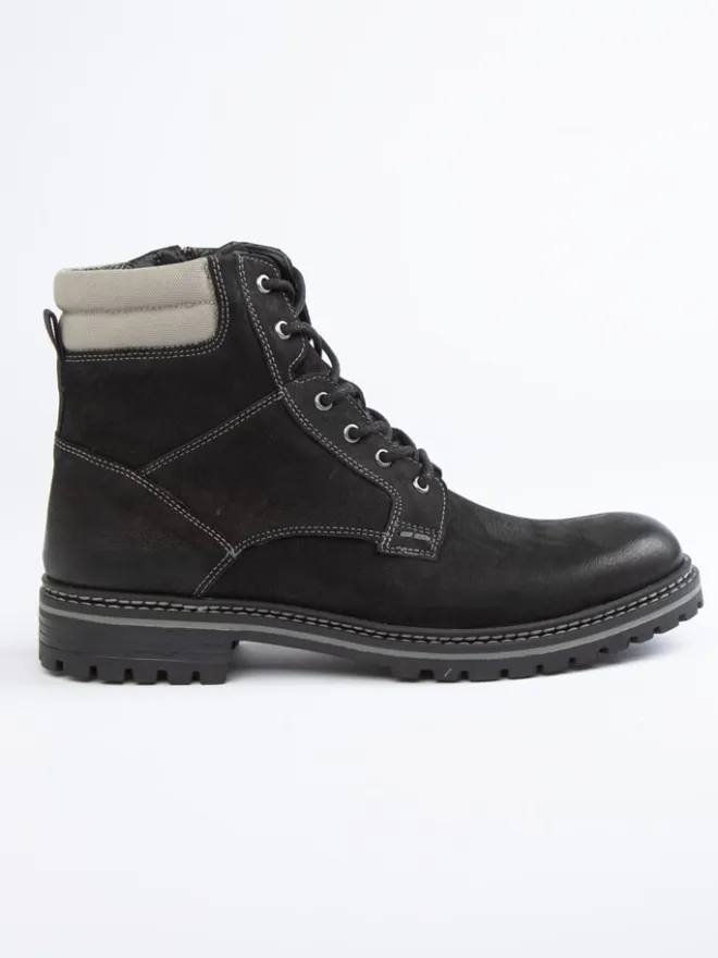 Leder-Boots in Schwarz>PAUL VESTERBRO Outlet