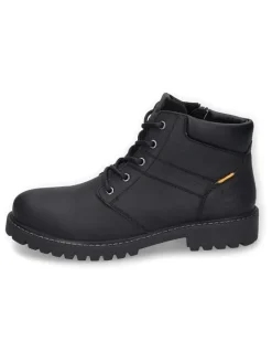 Camel Active Stiefel & Boots^Leder-Boots in Schwarz