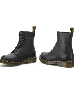 Leder-Boots in Schwarz>Dr. Martens New