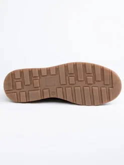 Leder-Boots in Schwarz><noscript><img width=