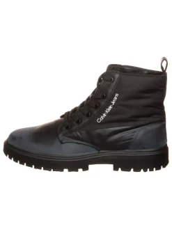 Leder-Boots in Schwarz>Calvin Klein