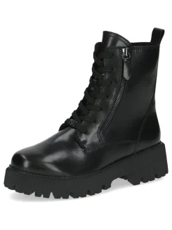 Leder-Boots in Schwarz>Caprice Hot