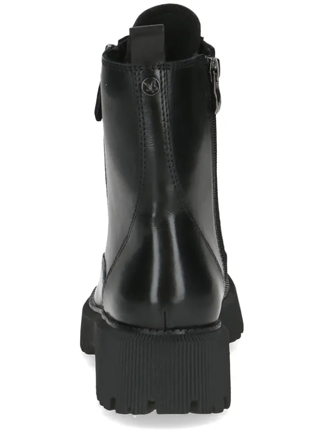 Leder-Boots in Schwarz>Caprice Hot