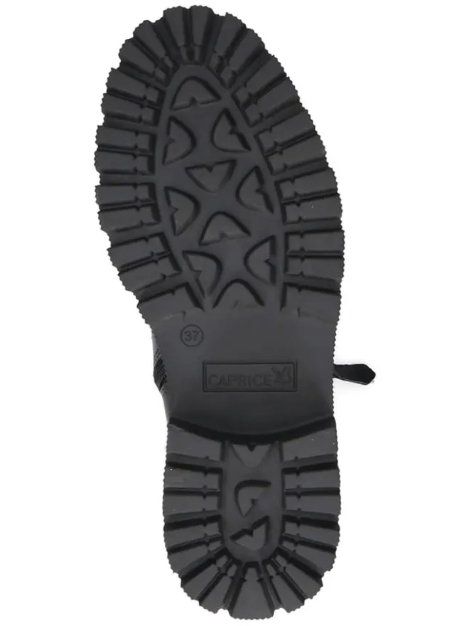 Leder-Boots in Schwarz>Caprice Hot