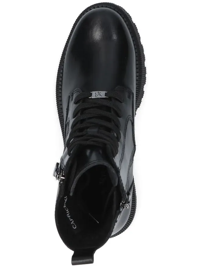 Leder-Boots in Schwarz>Caprice Hot