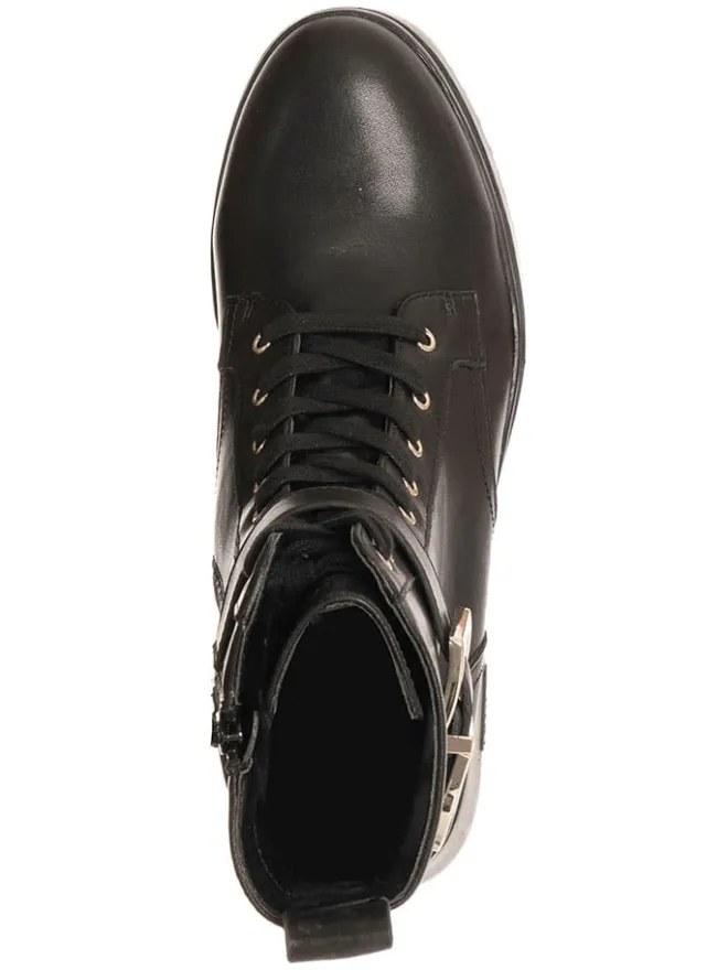 Leder-Boots in Schwarz>Liu Jo Discount