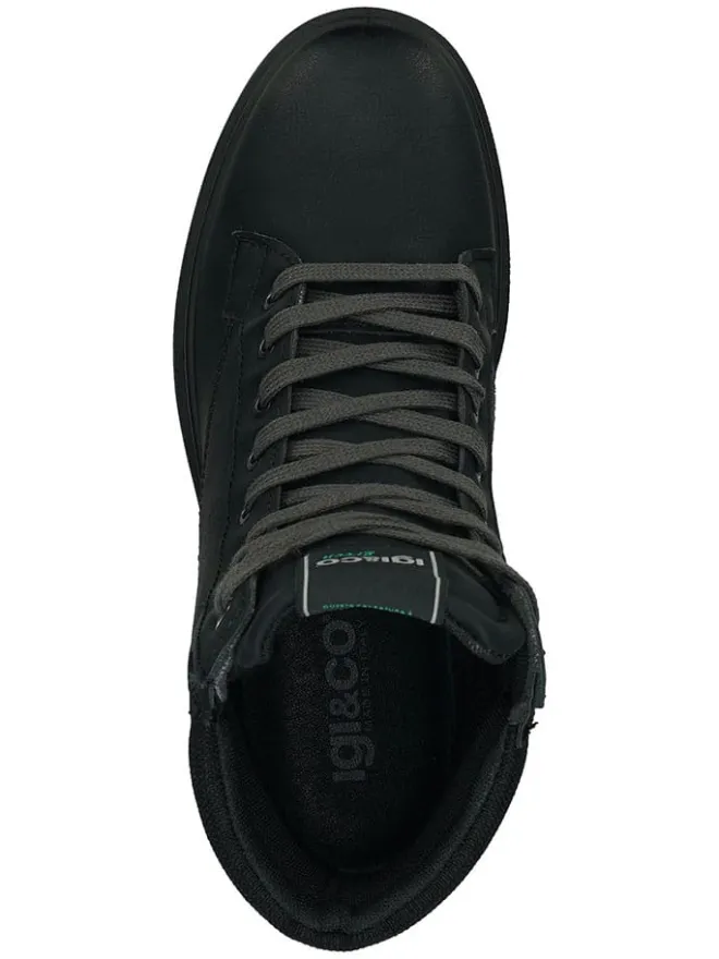 Leder-Boots in Schwarz>Igi&Co Outlet