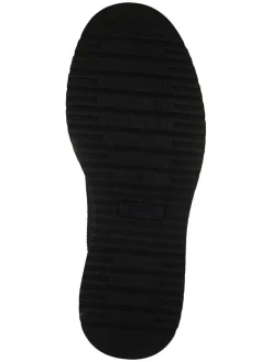 Leder-Boots in Schwarz><noscript><img width=