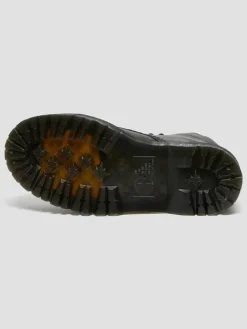 Leder-Boots in Schwarz><noscript><img width=