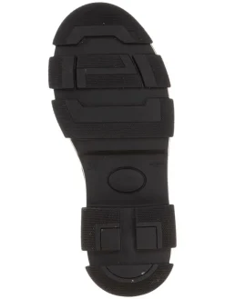 Leder-Boots in Schwarz><noscript><img width=