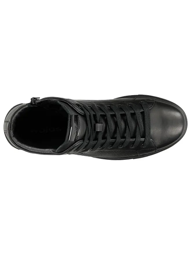 Wojas Stiefel & Boots^Leder-Boots in Schwarz