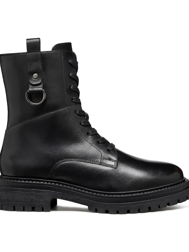 Leder-Boots "Iridea" in Schwarz>Geox New