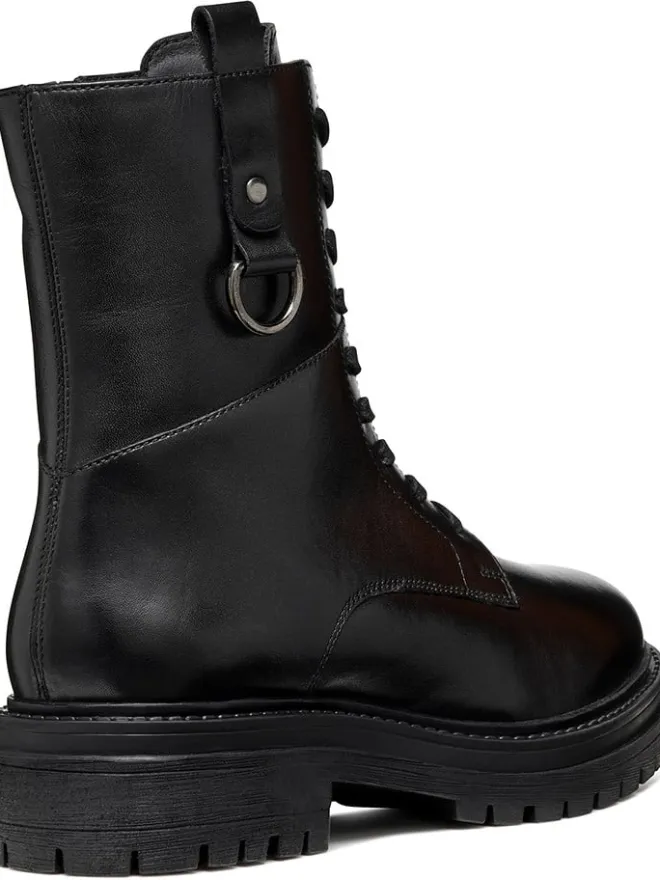 Leder-Boots "Iridea" in Schwarz>Geox New