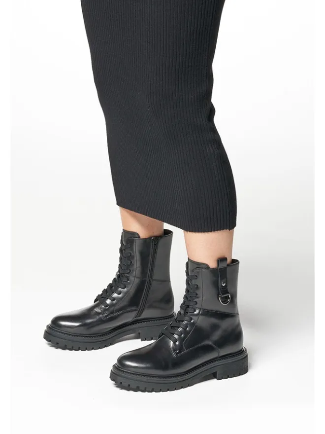 Leder-Boots "Iridea" in Schwarz>Geox New