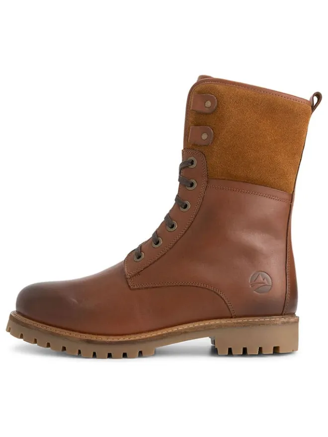 Leder-Boots "Jostedal" in Hellbraun>TRAVELIN' Discount
