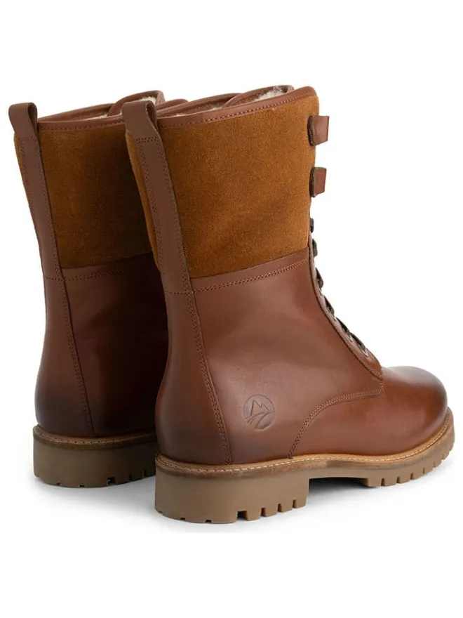 Leder-Boots "Jostedal" in Hellbraun>TRAVELIN' Discount