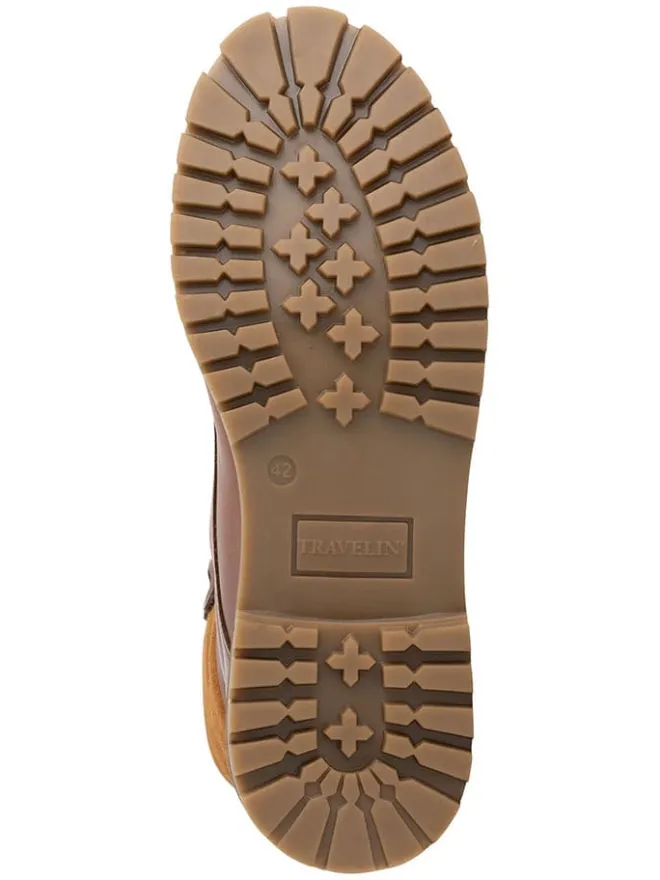 Leder-Boots "Jostedal" in Hellbraun>TRAVELIN' Discount