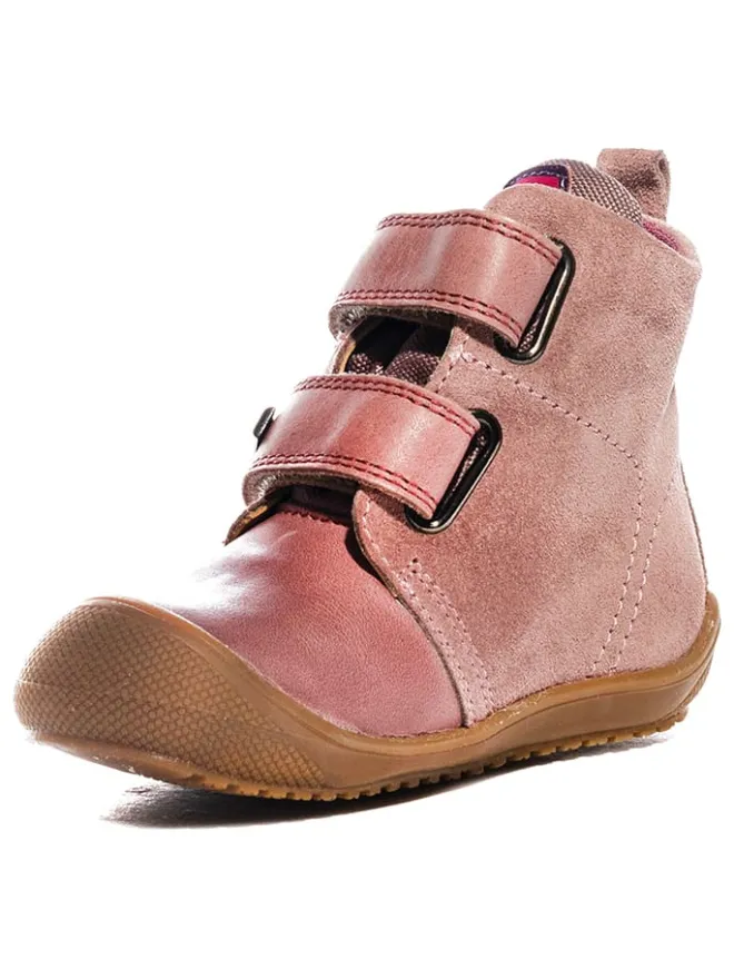 Leder-Boots "Klausen" in Rosa>Naturino New