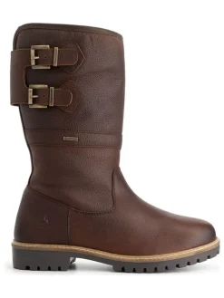 TRAVELIN' Stiefel & Boots^Leder-Boots "Klondike" in Braun