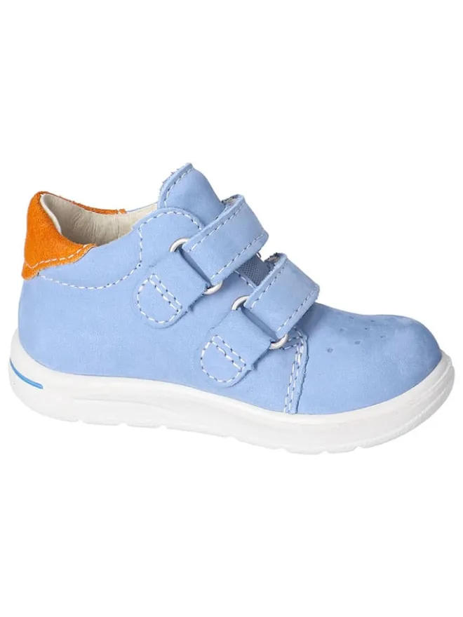 PEPINO Lauflernschuhe^Leder-Boots "Laas" in Hellblau