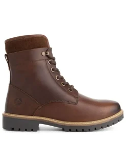 Leder-Boots "Langdets" in Braun>TRAVELIN' Sale