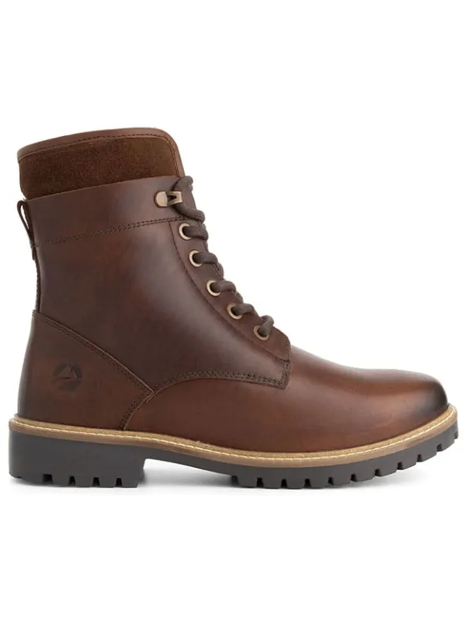 Leder-Boots "Langdets" in Braun>TRAVELIN' Sale
